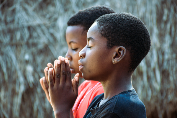 Kinderen in gebed
