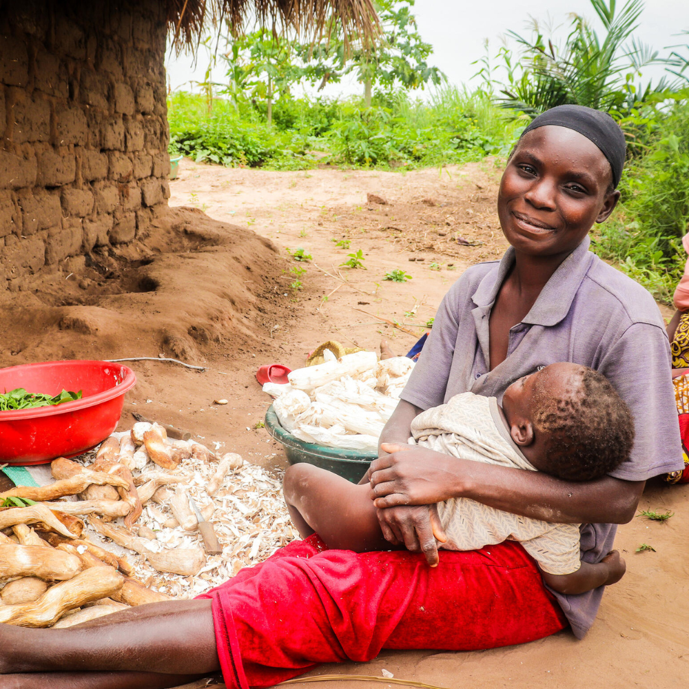 DRC Congo moeder met kind