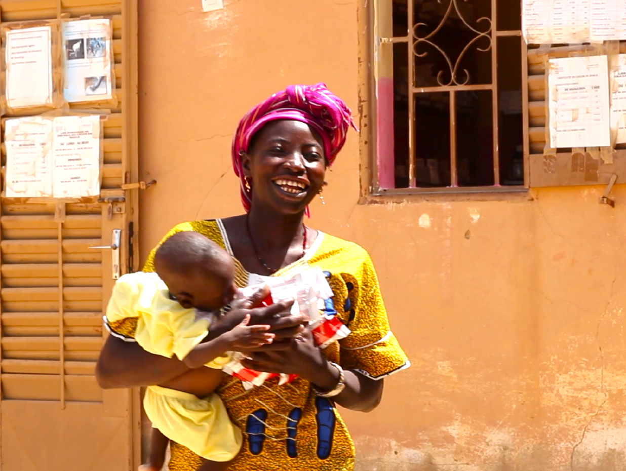 Moeder en kind in Mali