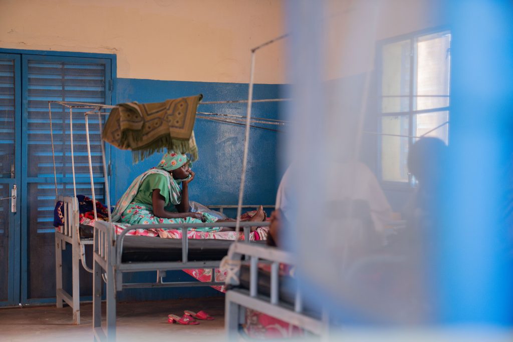 Halima in het stabilisatiecentrum in Tsjaad, World Vision